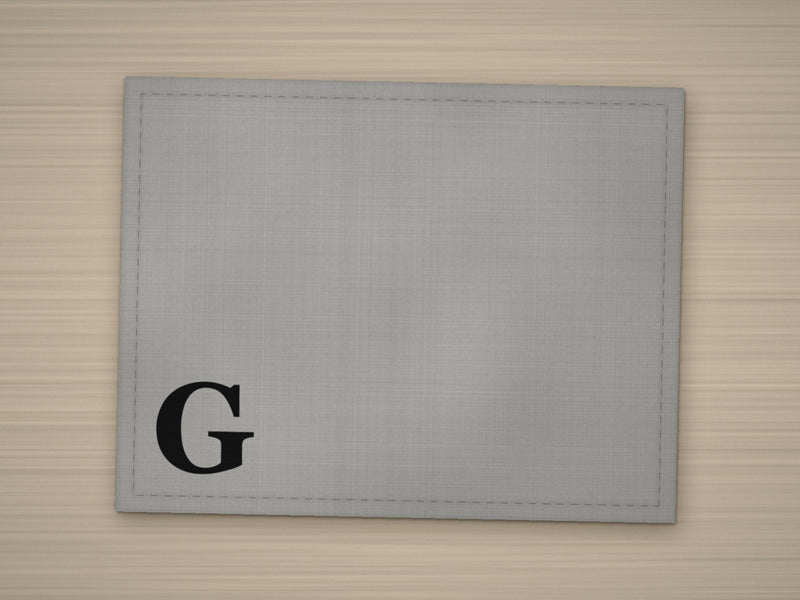 Tischset G – Grau