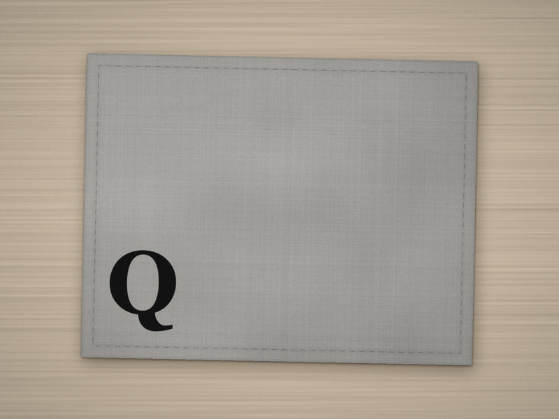 Tischset Q – Grau