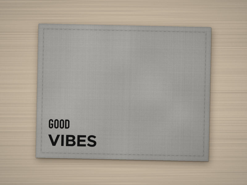 Tischset GOOD VIBES – Grau