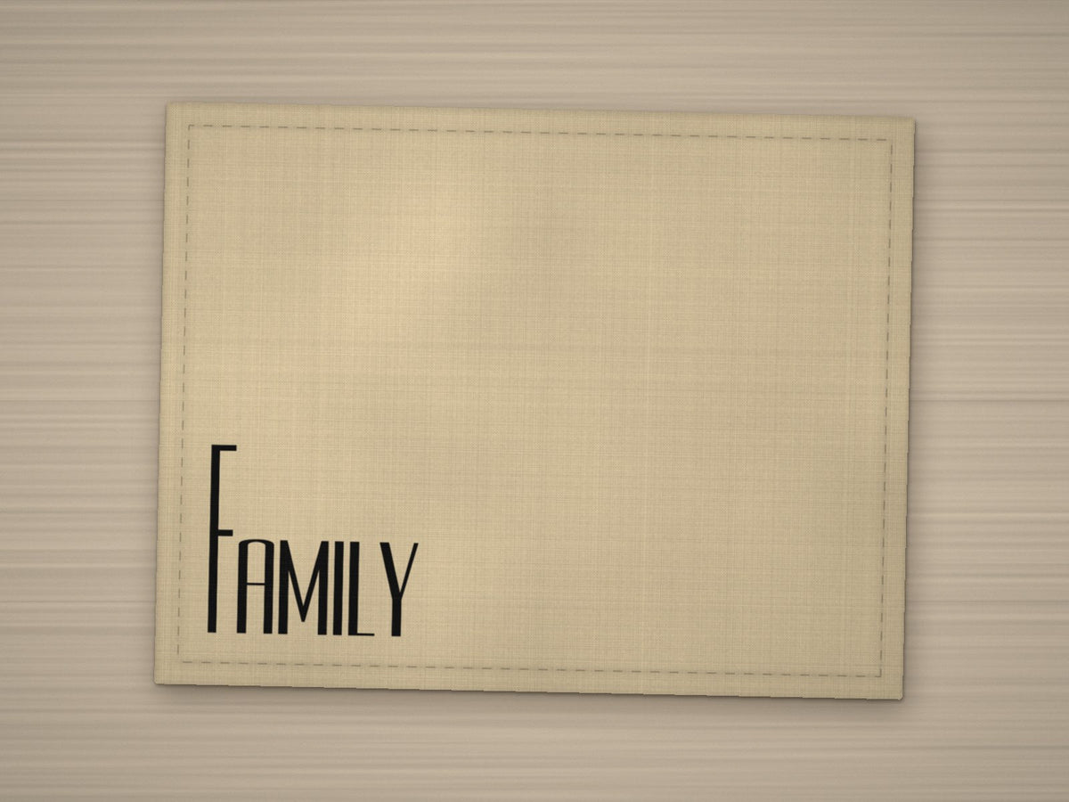 Tischset FAMILY – Sand