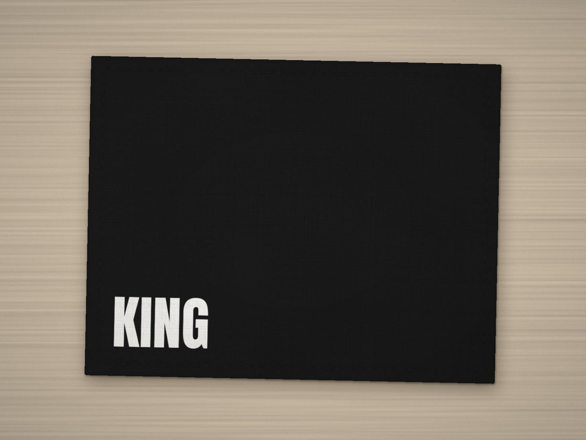 Tischset KING – Schwarz