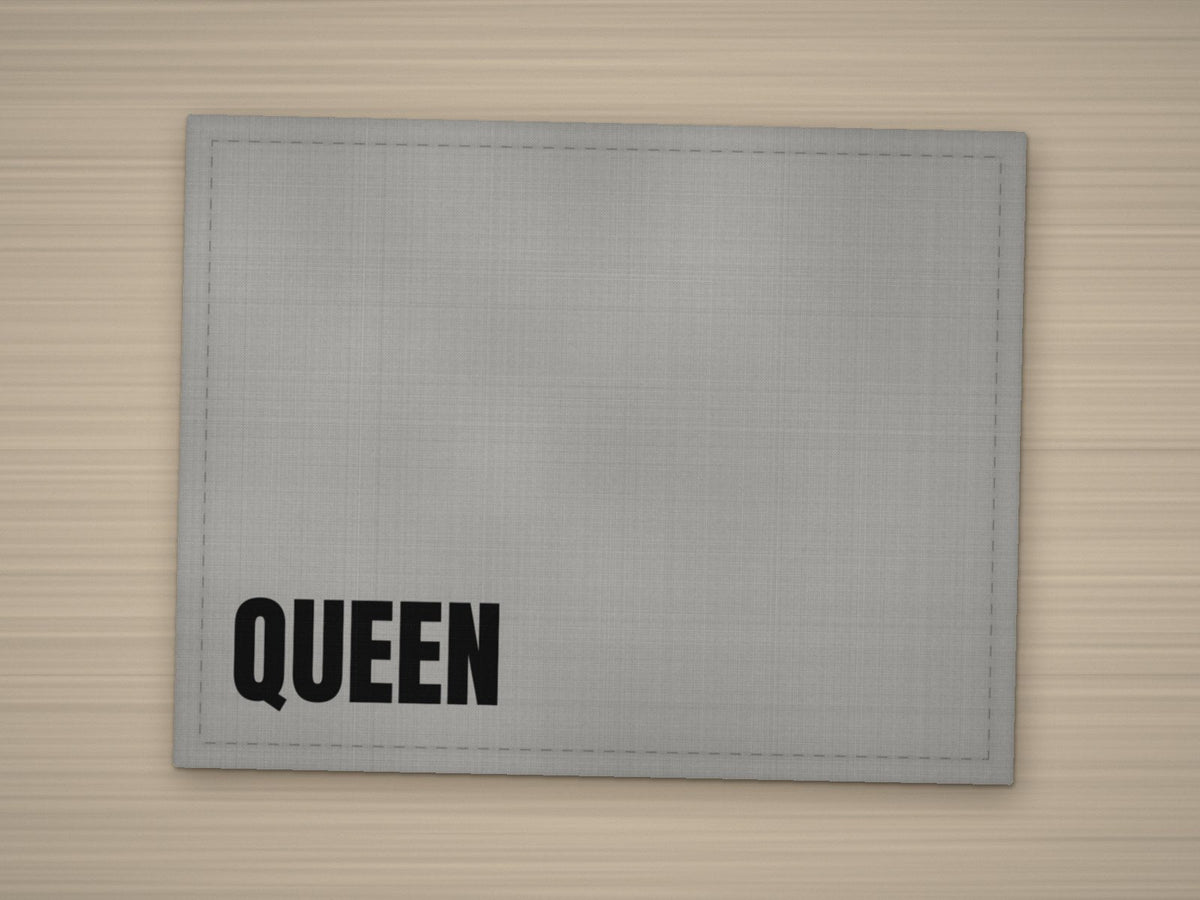Tischset QUEEN – Grau