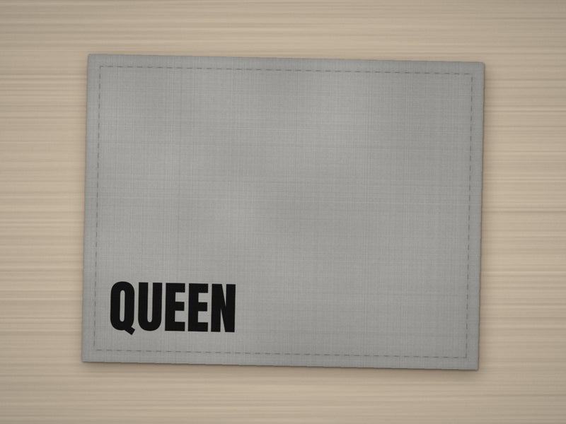 Tischset QUEEN – Grau