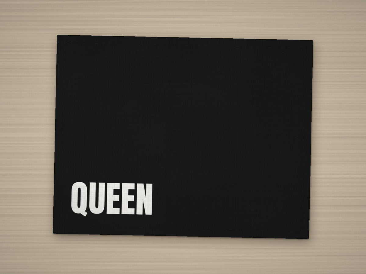 Tischset QUEEN – Schwarz