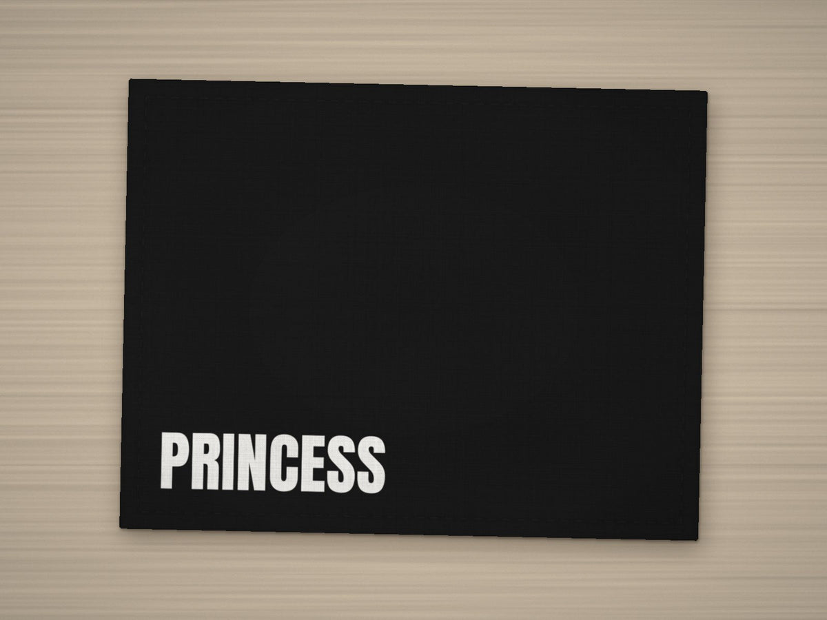 Tischset PRINCESS – Schwarz