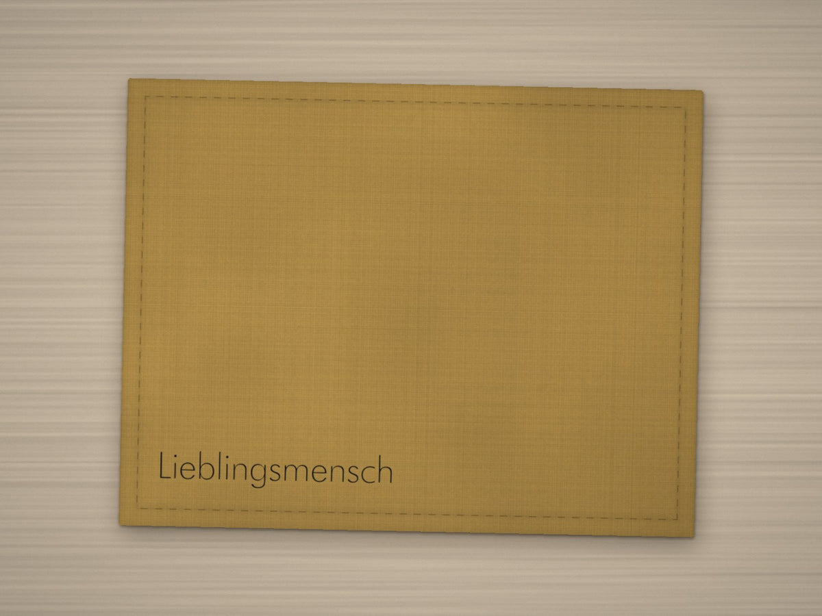 Tischset Lieblingsmensch – Brokat